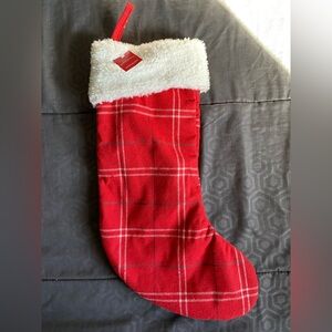 Red Plaid Christmas Stocking